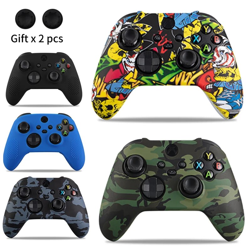 Gaming Accessories For Xbox Series X - Xboxシリーズ用ソフトシリコンケース,コントローラー保護カバー,コンソールアクセサリー