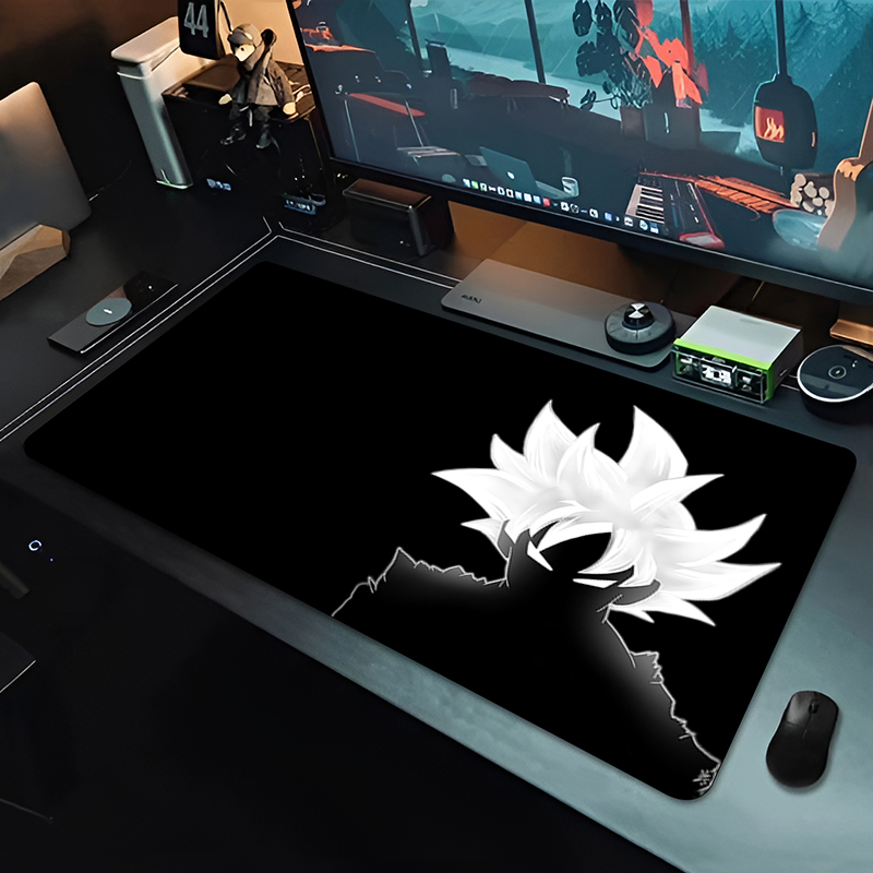 Gaming Accessories Table - DBZ ブラックアニメマウスパッドドラゴンボール大型 PC コンピュータデスクマット抗摩耗ゲーミングマウスパッドキーボードゲーマーアクセサリーテーブルパッド