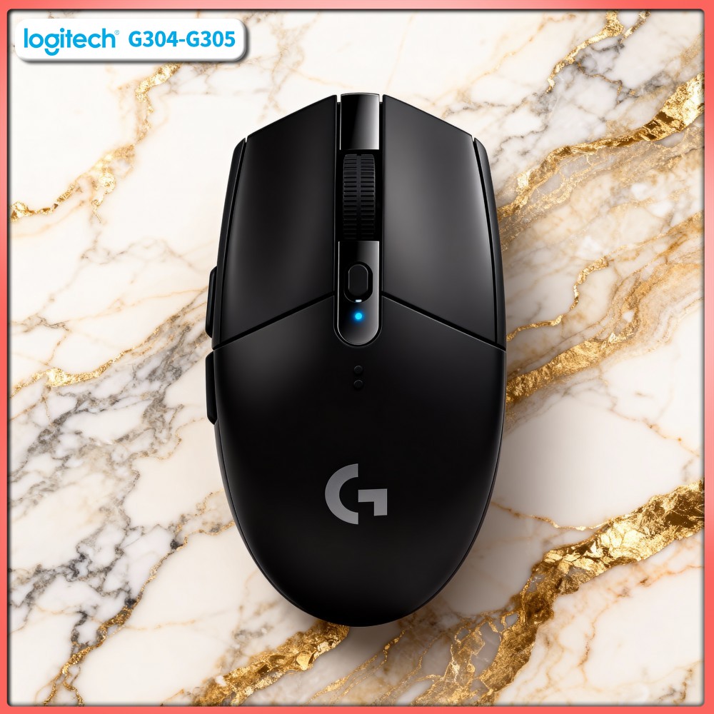 Pc Gaming Essentials Accessories - ロジクール G305 LIGHTSPEED ゲーミングマウス、12000 DPI HERO、6つのカスタムボタン、250時間バッテリー、PC