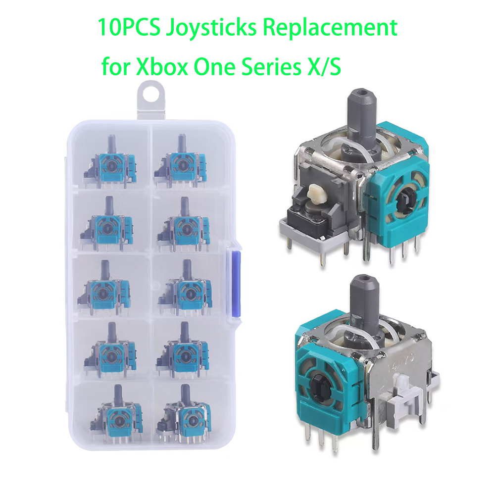 Gaming Accessories For Xbox Series X - 10 個交換用 3D アナログジョイスティックサムスティック修理部品アクセサリーアナログ 3D ジョイスティック交換用