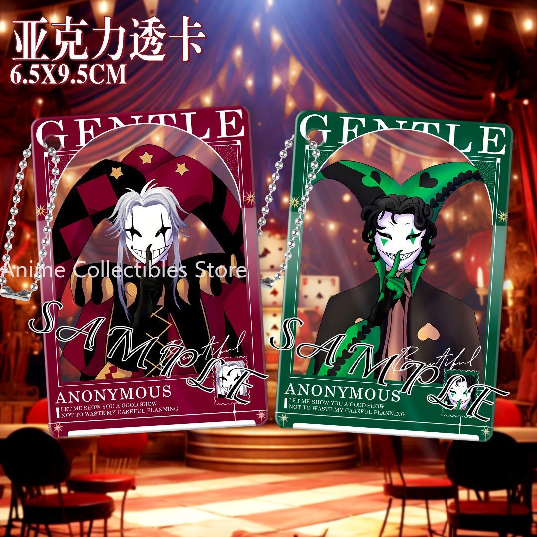 Gaming Accessories Gifts - フリーケルクス ピエロ コスプレ アニメ アクリルフォトカード キーホルダー