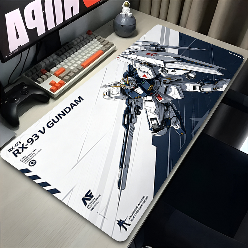Gaming Accessories Table - 大型マウスパッド、人気ゲーム用キーボードパッド、メカニカル・ウォリアー、ガンダム、アニメ、拡張マット、テーブル用、クールなゲーミングアクセサリー、コンピューターマウスパッド