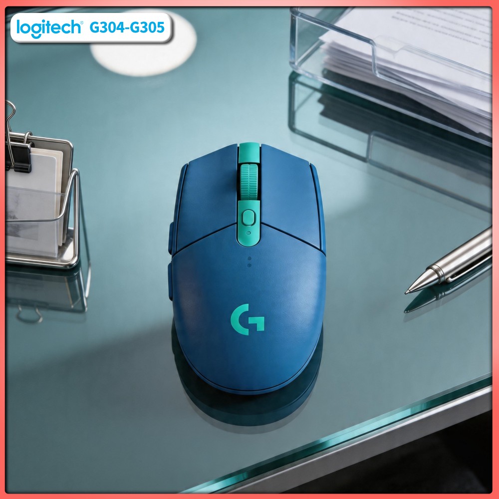 Pc Gaming Essentials Accessories - ロジクール G305 ワイヤレスゲーミングマウス、12000 DPI HERO、6つのプログラマブルボタン、250時間バッテリー、PC・Macゲーマー向け必須アクセサリーツール