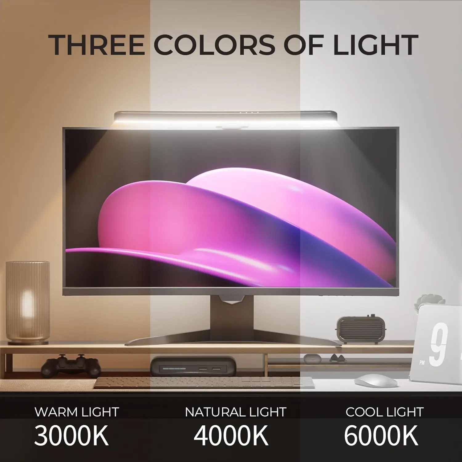 モニターライトバー湾曲したRGBバックライト付きコンピュータ - Gaming Accessories Led のレビューと価格