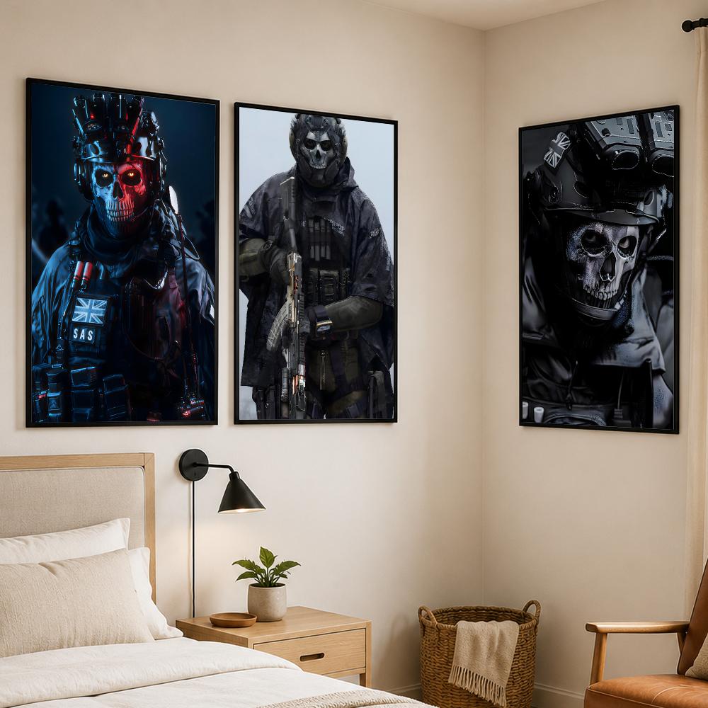 コール・オブ・デューティ サイモン・ゴースト・ライリー ポス - Gaming Accessories Wallpaper のレビューと価格