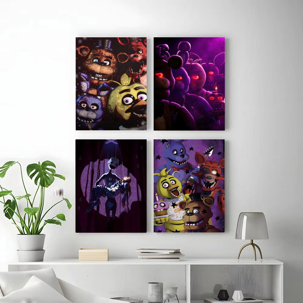 ダークアニマトロニクスホラーゲーム F-FNAF ポスター自 - Gaming Accessories Wallpaper のレビューと価格