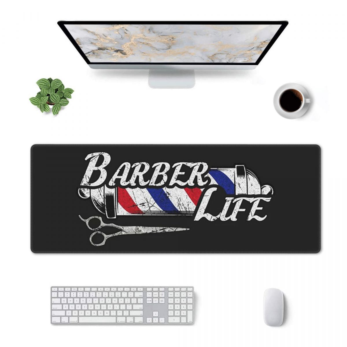大型マウスパッド バーバーショップサイン 入口 ゲーマー用P - Gaming Accessories Shop のレビューと価格