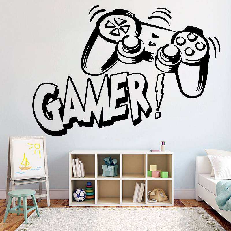 ウォールステッカー子供部屋用ビデオゲームウォールステッカー子 - Gaming Accessories Wallpaper のレビューと価格