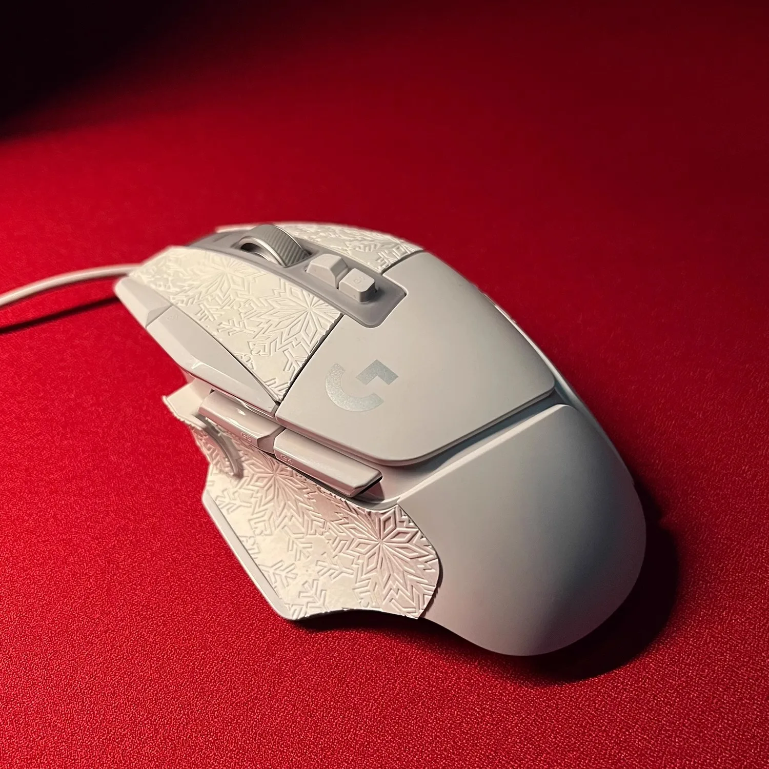 1セットのマウス用滑り止めステッカー。Logitech G5 - Logitech Mouse G502 のレビューと価格