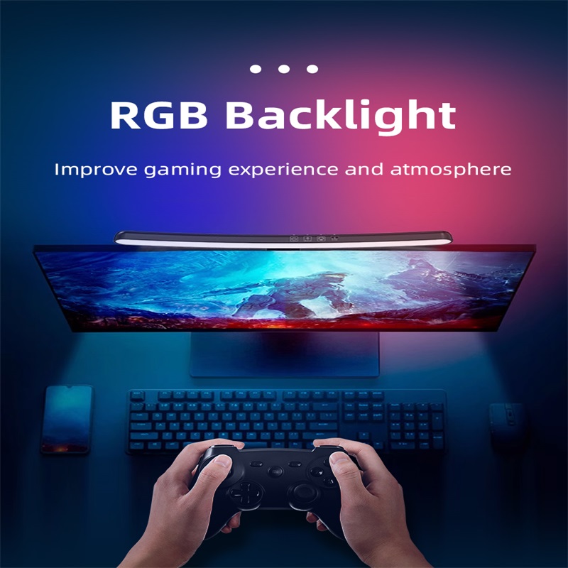 LEDカーブモニターライトバー,RGBコンピュータースクリー - Gaming Accessories Led のレビューと価格