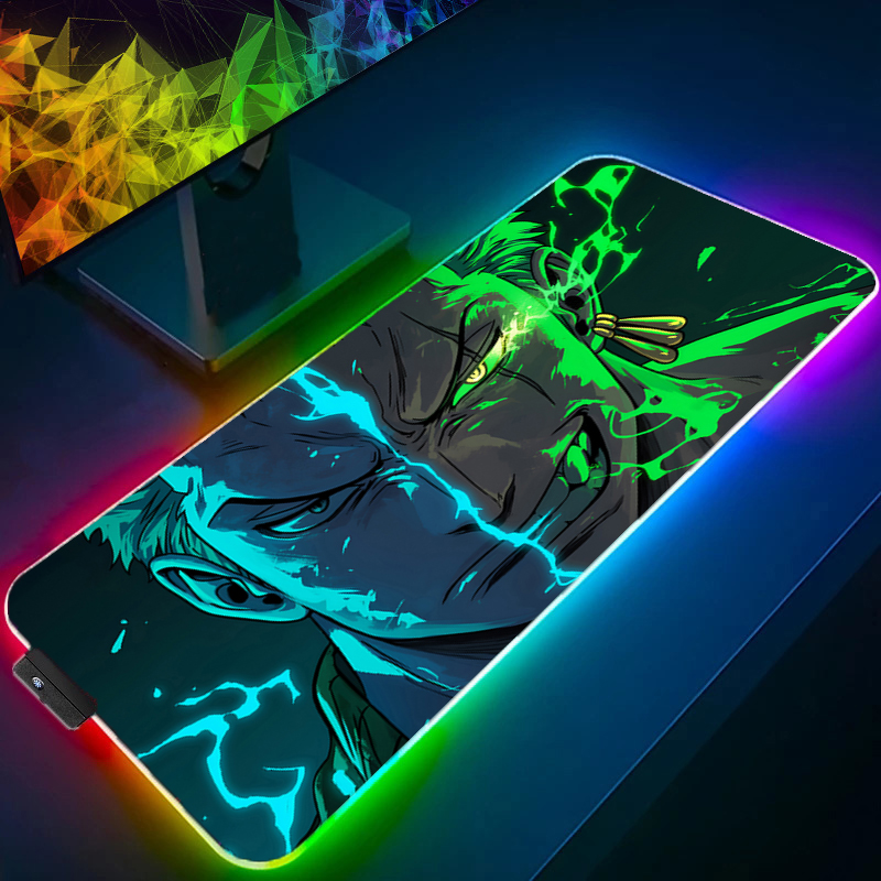ワンピースゾロマウスパッド RGB ゲームアクセサリー Ga - Gaming Accessories Led のレビューと価格