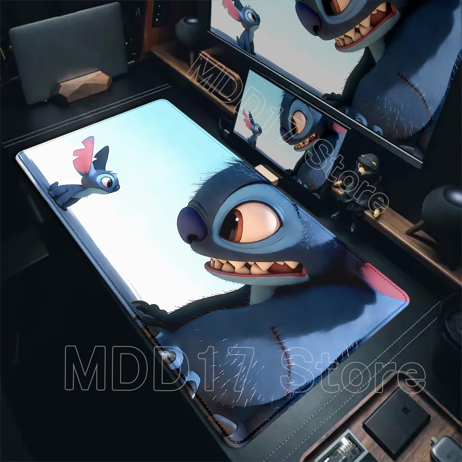 選択された30枚の壁紙柄のかわいいスティッチアニメマウスパッ - Gaming Accessories Wallpaper のレビューと価格