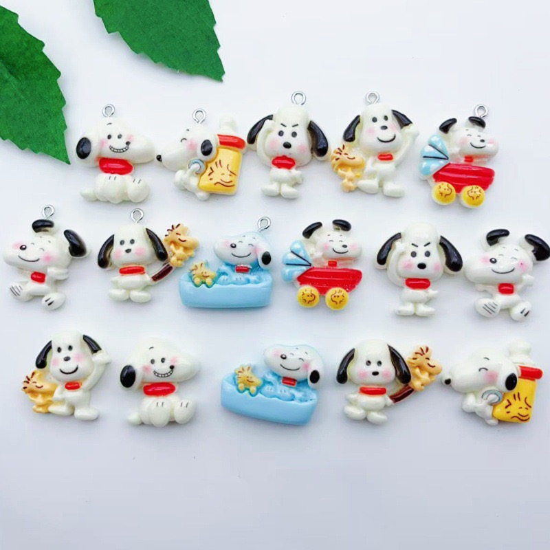 12個入り樹脂製漫画犬ペンダント、DIYジュエリー製作イヤリ - Gaming Accessories Gifts のレビューと価格