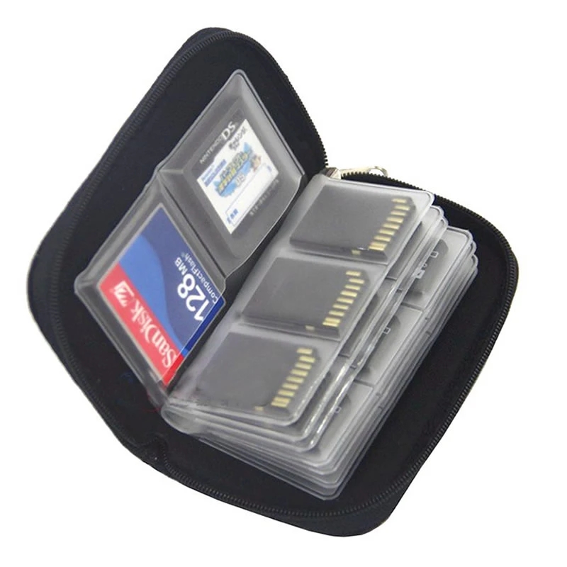 メモリーカード収納バッグ - SD、SDHC、マイクロSD、 - Gaming Accessories Box のレビューと価格