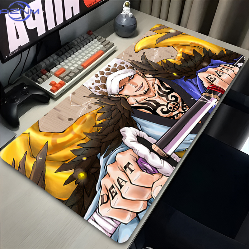 マウスパッド トラファルガー・ロー ブラック ゲーマー ラバ - Gaming Accessories For Your Desk のレビューと価格