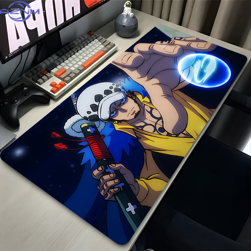 マウスパッド トラファルガー・ロー ブラック ゲーマー ラバ - Gaming Accessories For Your Desk のレビューと価格