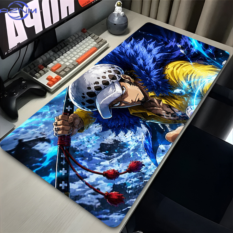 マウスパッド トラファルガー・ロー ブラック ゲーマー ラバ - Gaming Accessories For Your Desk のレビューと価格